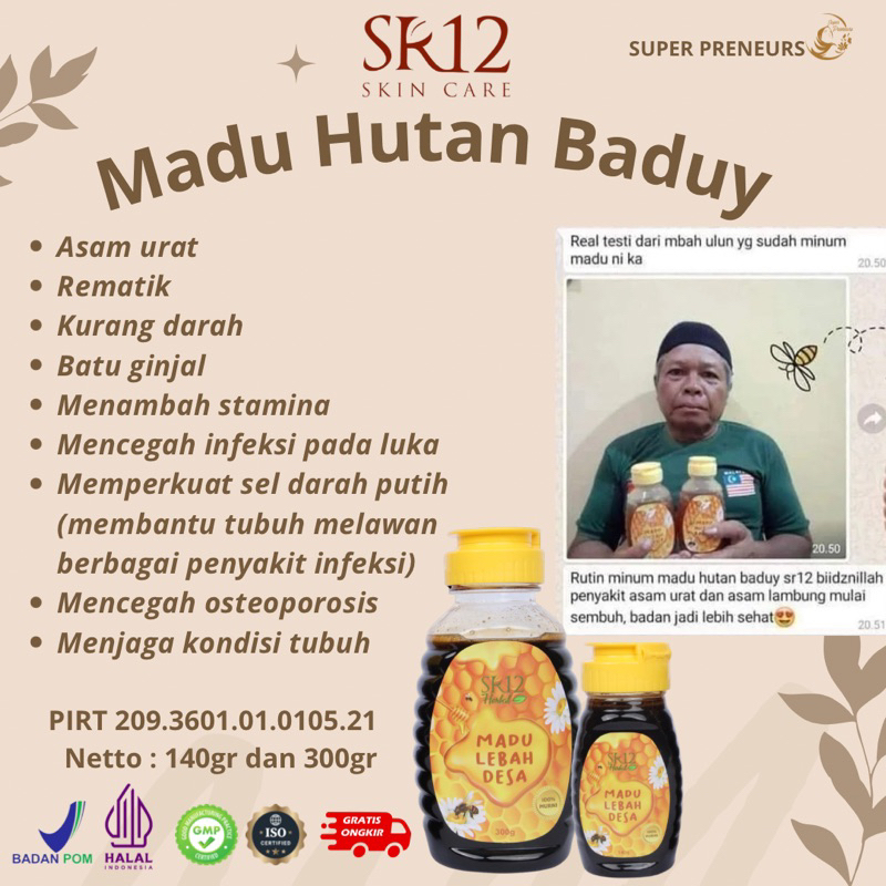 

MADU HUTAN BADUY / MADU HUTAN AKASIA / MENINGKATKAN IMUNITAS & DAYA TAHAN TUBUH