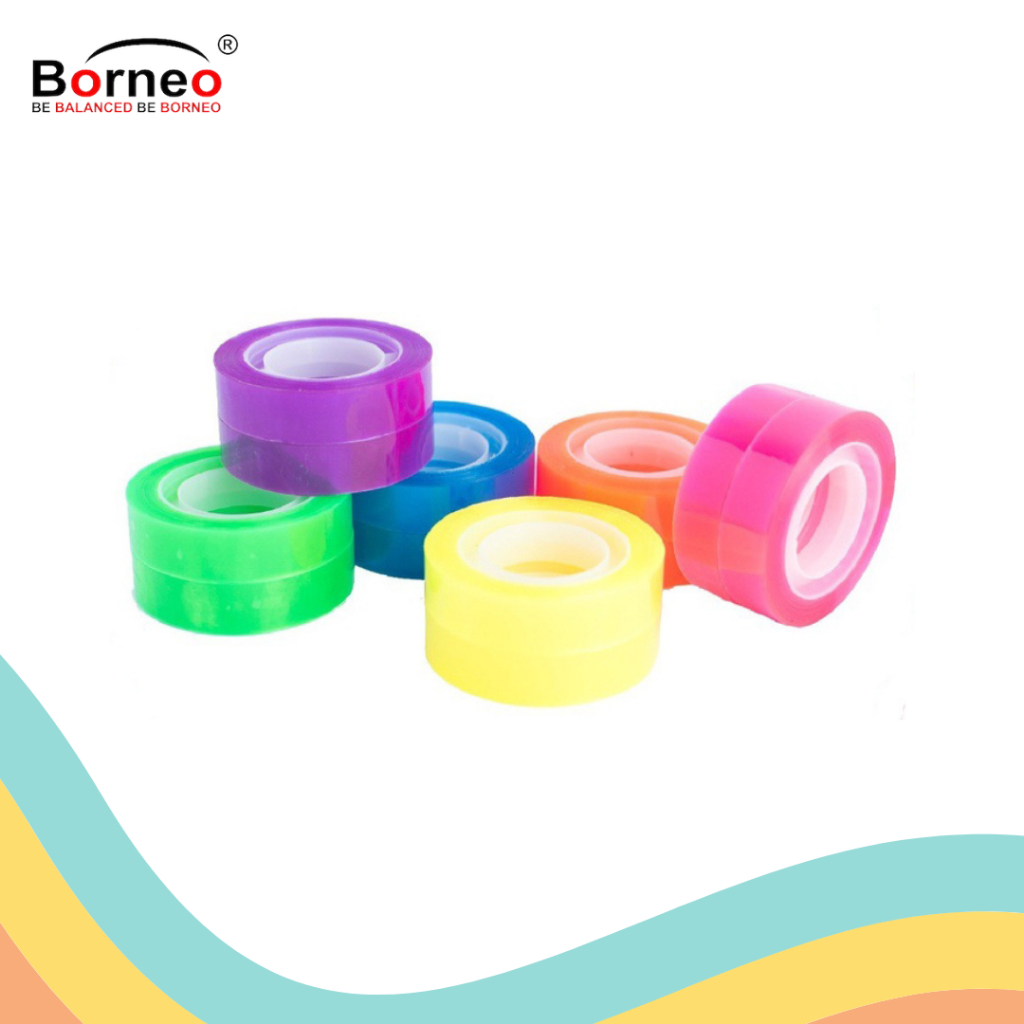 

ISOLASI WARNA BORNEO 12 MM X 20 M (1 SLOP)