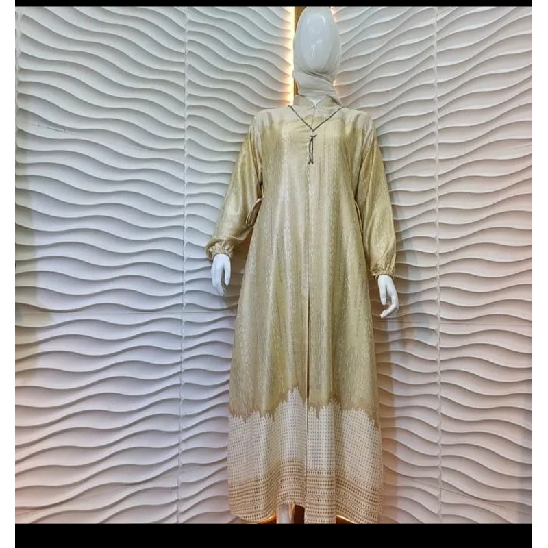 Dress Gamis gold