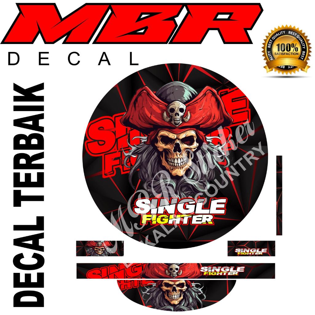 DECAL SANGKAR MURAI,STIKER TEBOK MURAI