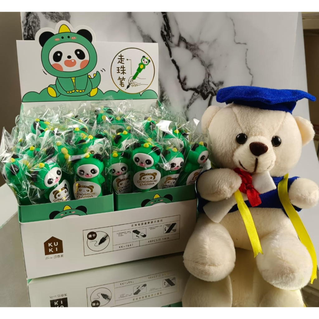 

Dinosaurus Panda Cute Gel Pen/ Karakter Lucu 3D New Product