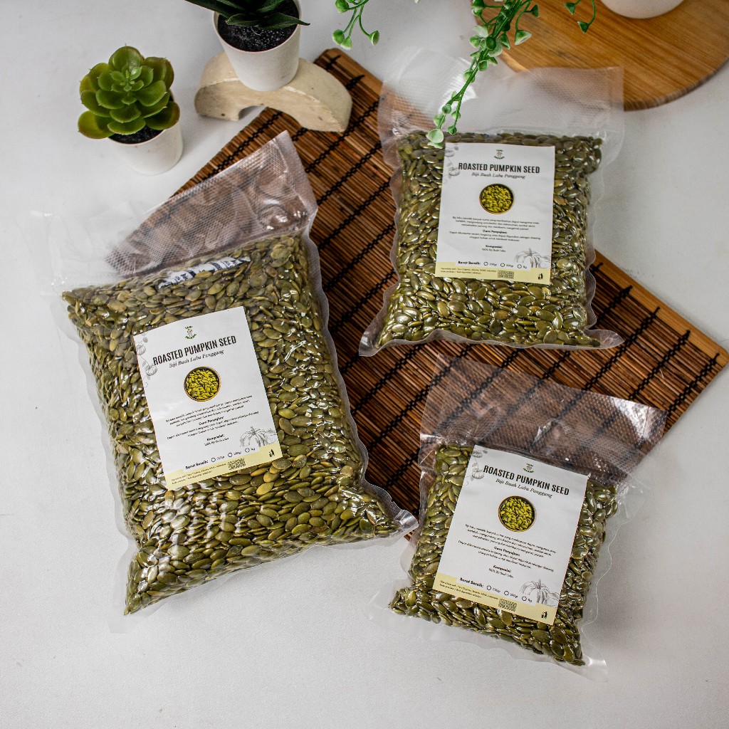 

Tani Organic Roasted Pumpkin Seeds - Biji Labu Organik Panggang