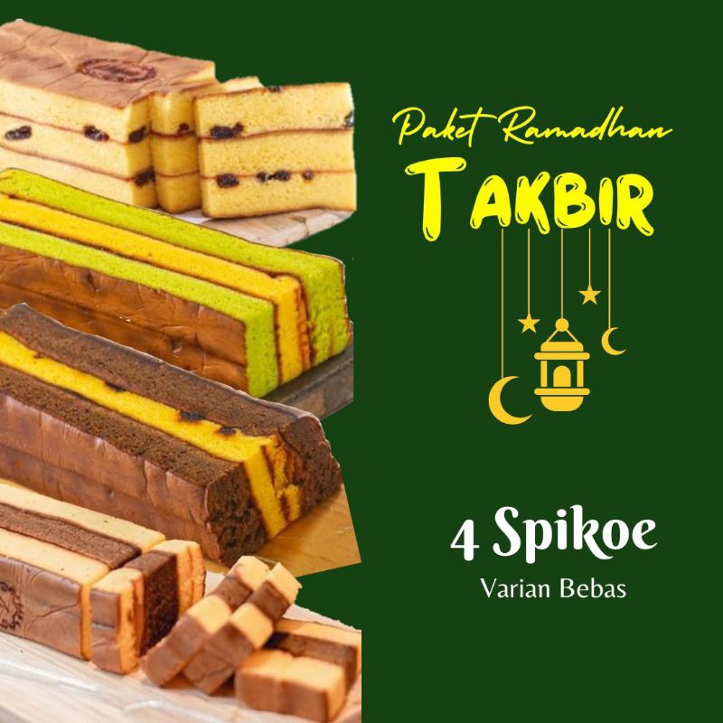 

Paker Takbir Ramadhan Kue Lapis Legit Spikoe Surabaya