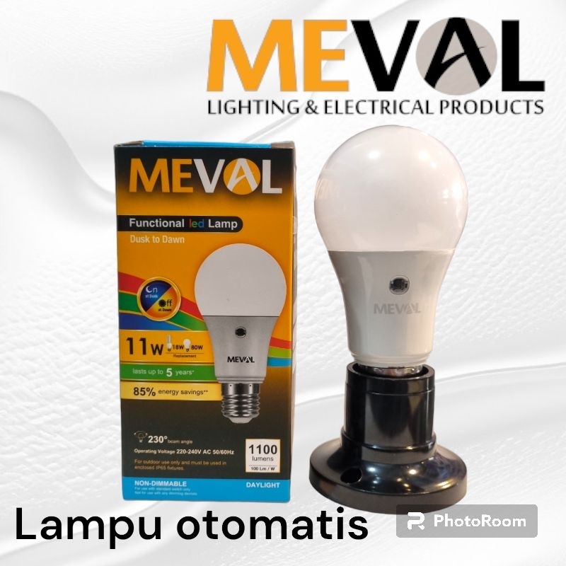 Lampu otomatis menyala ketika malam