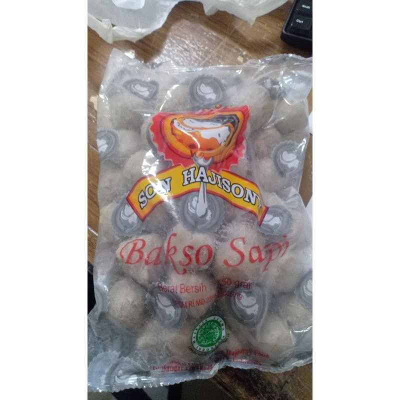 

Bakso Sony Lampung / Son Haji Ukuran Besar 1000% asli (Tanpa Bumbu)