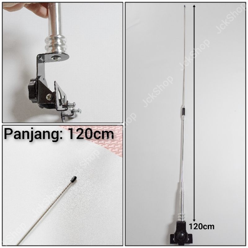 Antena Jepit Variasi Mobil Panjang 120cm