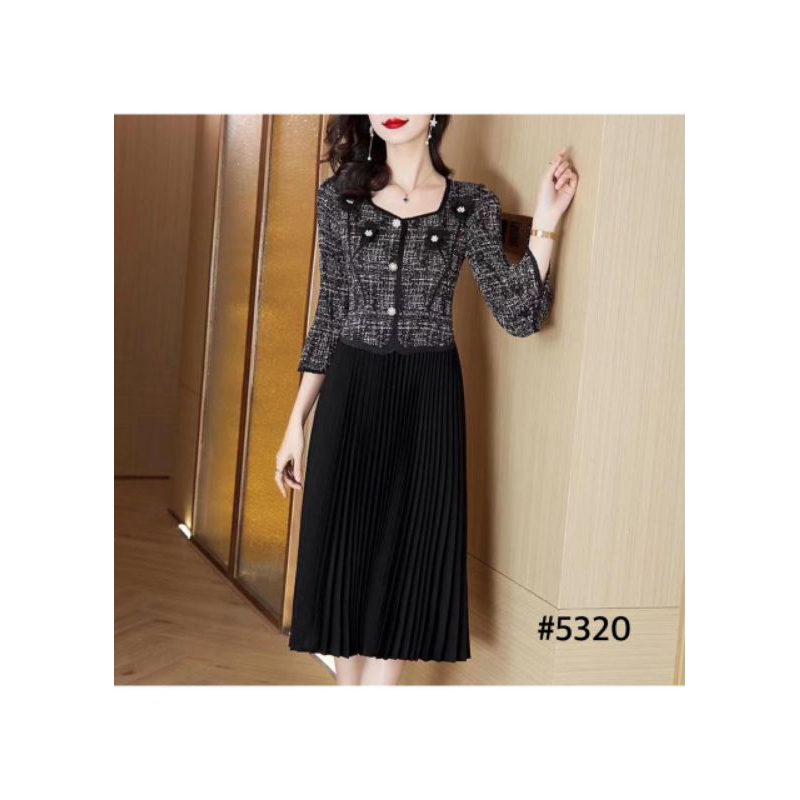 DRESS IMPORT BANGKOK PLISKET PREMIUM