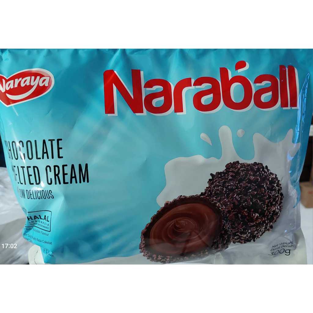 

Naraya Naraball Chocolate Cream Coklat Bola Isi Krim Pak 300gr - BESAR