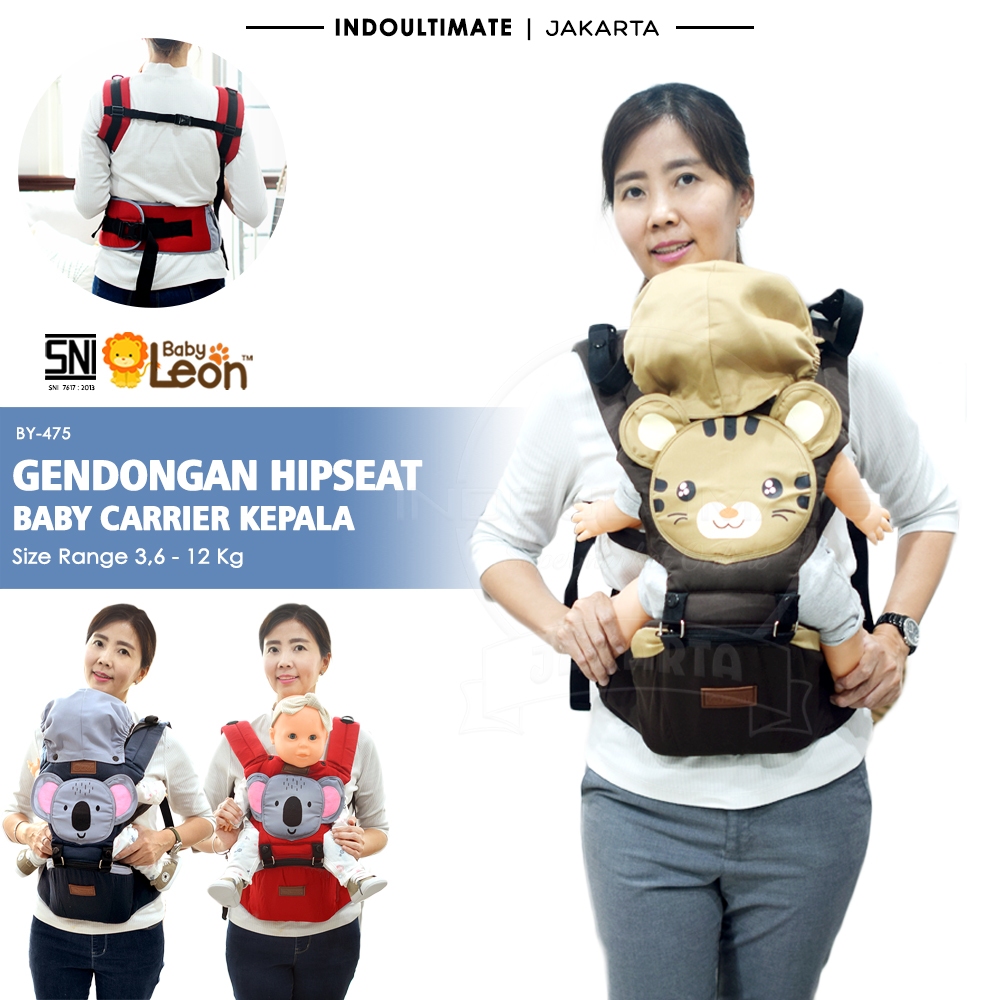 Hipseat BABY LEON Gendongan Duduk Gendongan Depan Gendongan Bayi Baby Carrier Bayi Gendongan Anak