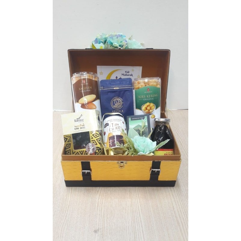 

hampers lebaran premium paket snack/parcel lebaran kurma/hampers idul fitri premium