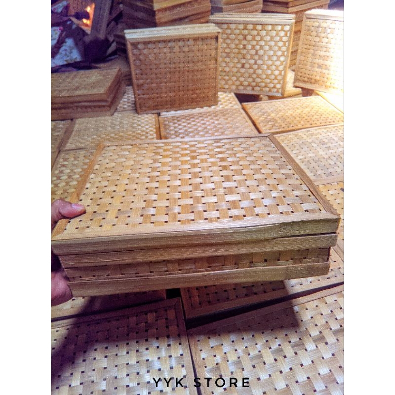 Rantang Bambu Kotak / Rantang Bambu Murah / Rantang Bambu Grosir