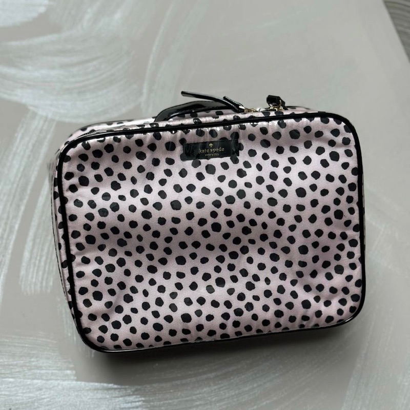 Original Kate Spade KS PVC Zipped Cosmetic Travel Pouch / Case / Clutch