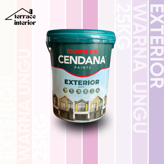 Cat Tembok Mowilex Cendana Exterior Warna Ungu 25 kg