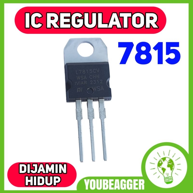 IC 7815 regulator voltage