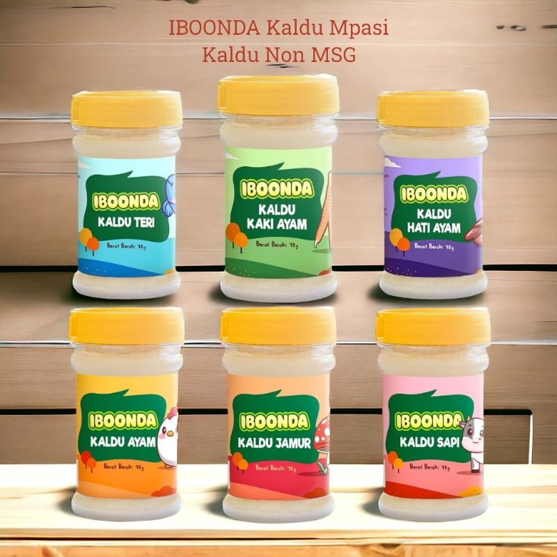 

IBOONDA Kaldu Mpasi Kaldu Non MSG Non Gulgar 75g