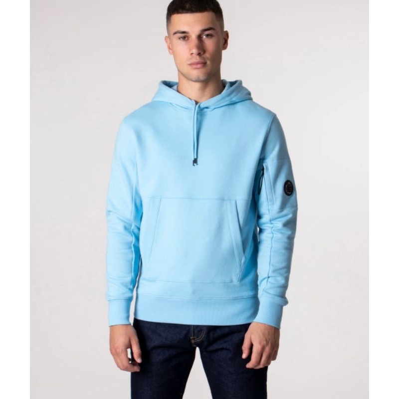 CP Company Arm Lens Hoodie Sky Blue Original