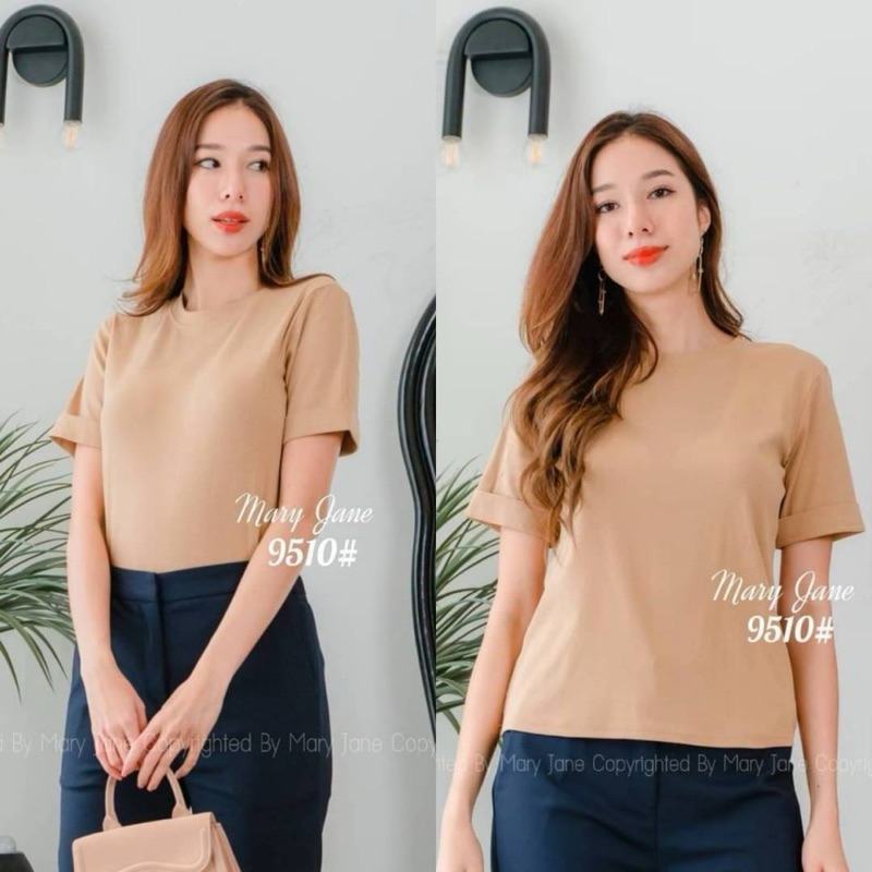 [Jisu- 9510] - TankTop Atasan Wanita/TankTop Mary Jane Import/Atasan/Top