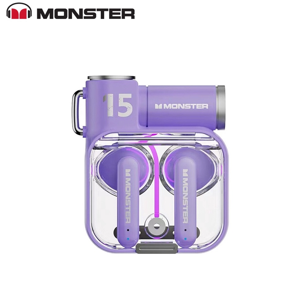 HARGA SPESIAL Monster XKT15 Bluetooth Earphone TWS Headset Earbuds Headphone