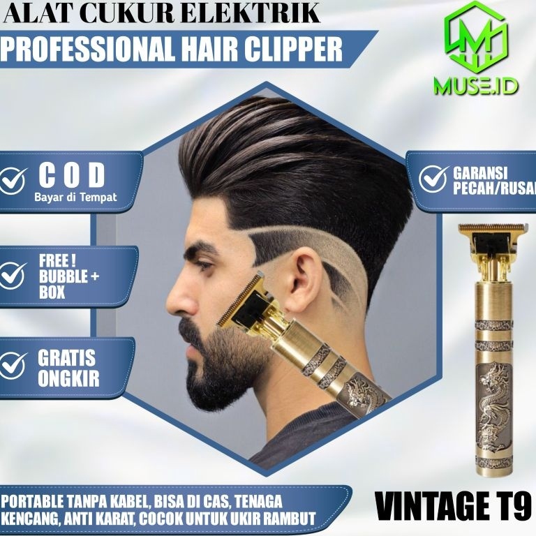 PALING DICARI Alat Cukur Rambut Naga Elektrik Cukur Jenggot Mesin Potong Rambut Hair Clipper Alat Po