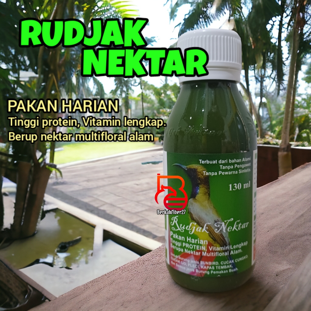 Rujak nextar 130ml pakan burung kicau rudjak nexstar rujak nexstar pkan burung kolibri