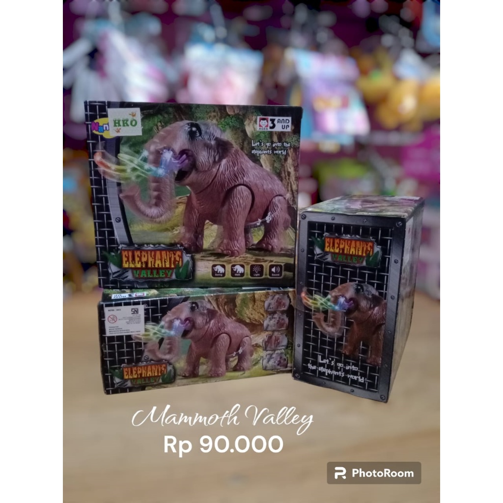 Mammoth valley / mainan anak / mainan binatang