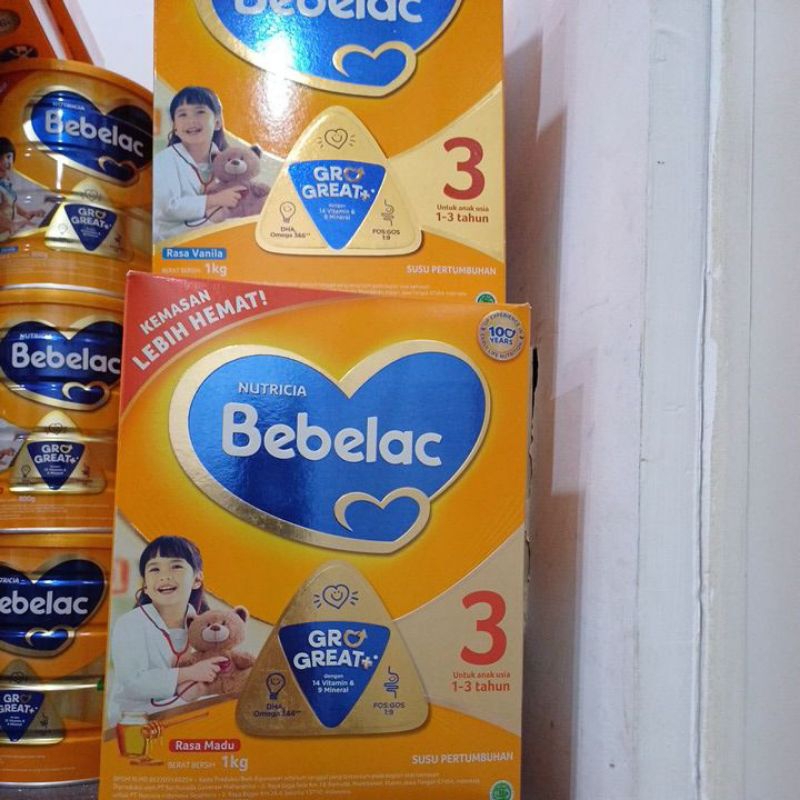Susu Anak Bebelac 3 1kg kotak Bebelac 4 1kg kotak