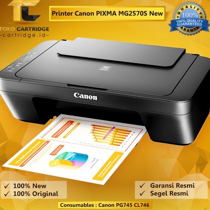 VIRAL Printer Canon PIXMA MG257S MG 257s MG2577S E41 Print Scan Copy all in one A4 New 3 in 1 Multif