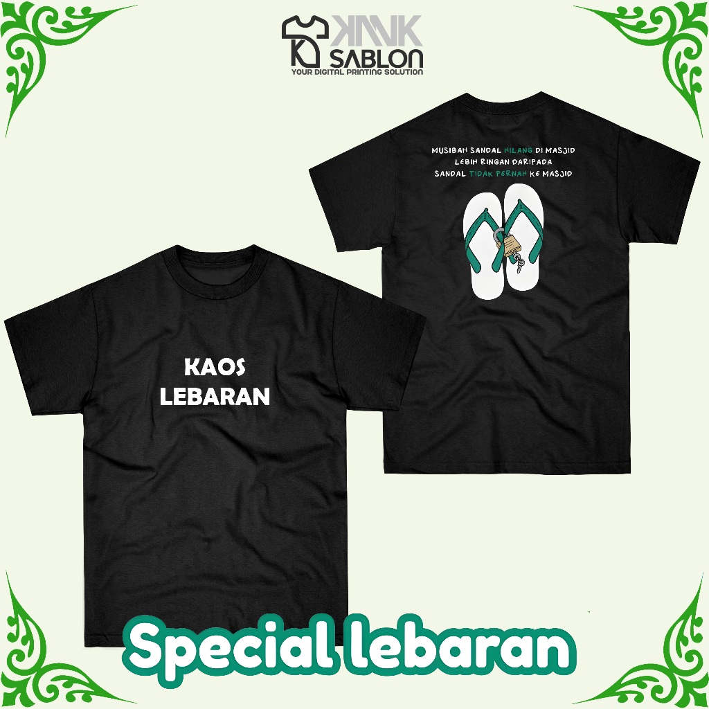 KANKSABLON-KAOS MEME PUASA BAJU LUCU LEBARAN