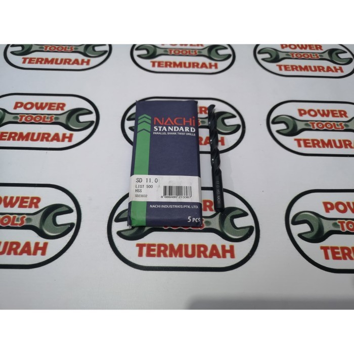 

NACHI Mata Bor Besi HSS 11.0 mm / straight shank drill asli SINGAPORE