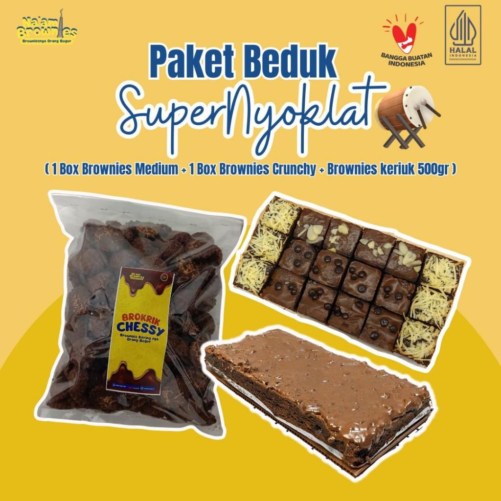 

PAKET BEDUK BROWNIES NYOKLAT BANGET