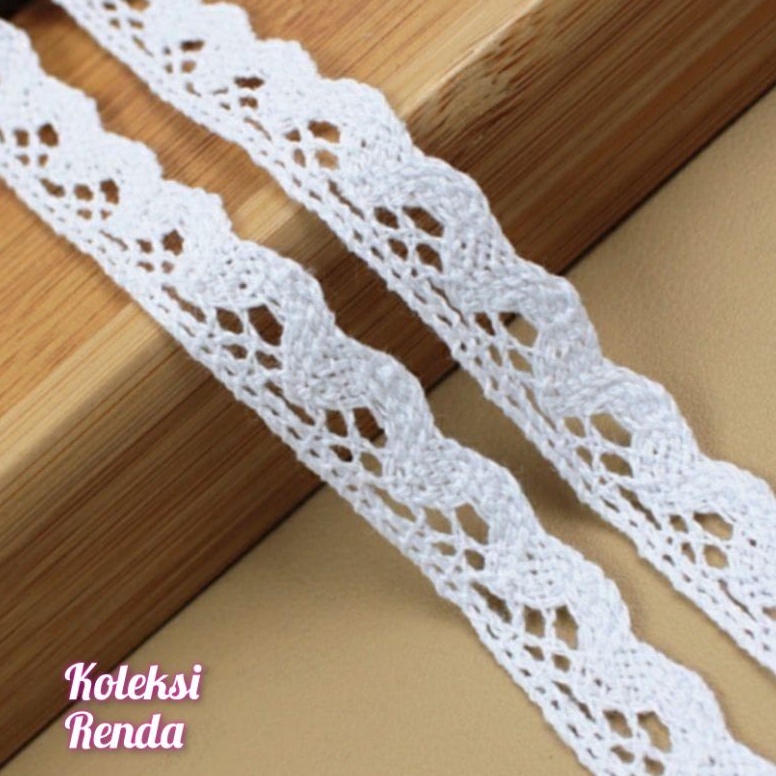 Best Seller RENDA RAJUT LEBAR 15CM ISI PERGULUNG 2 YARD