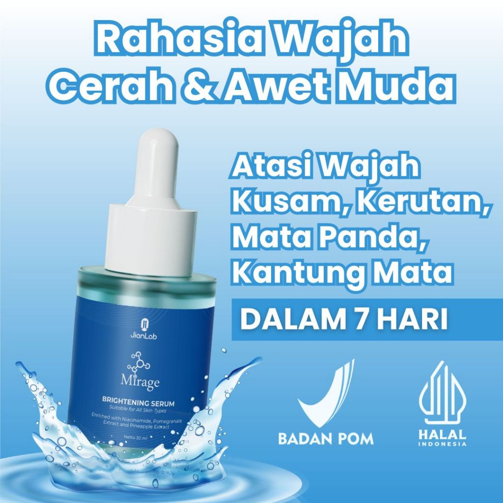 Mirage By Jianlab | Serum Pemutih & Mencerahkan Wajah | Brightening & Anti Aging