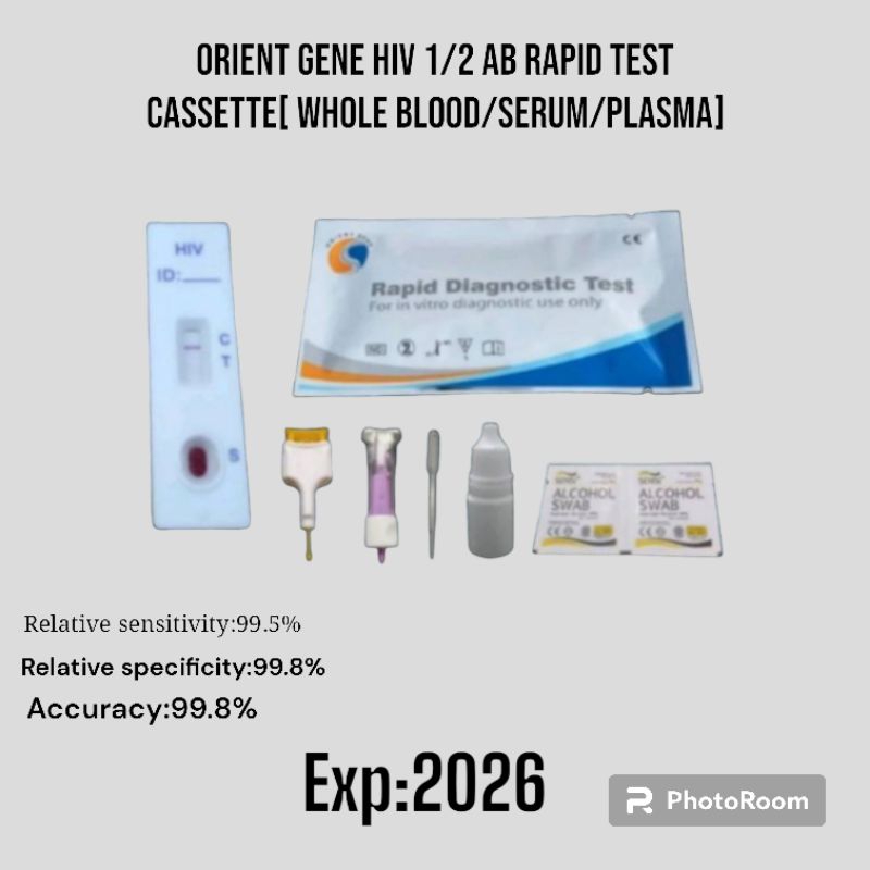 Alat Test Mandiri HIV satu set lengkap Orientgene