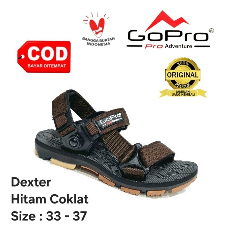 Sandal Anak Laki-Laki GoPro terbaru 100% Original GoPro Dexter
