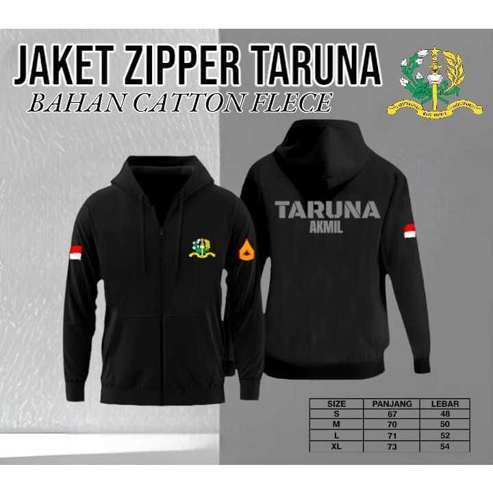 Jaket Akmil Terbaru lengan logo Taruna / bahan Catton Flece /bisa cod