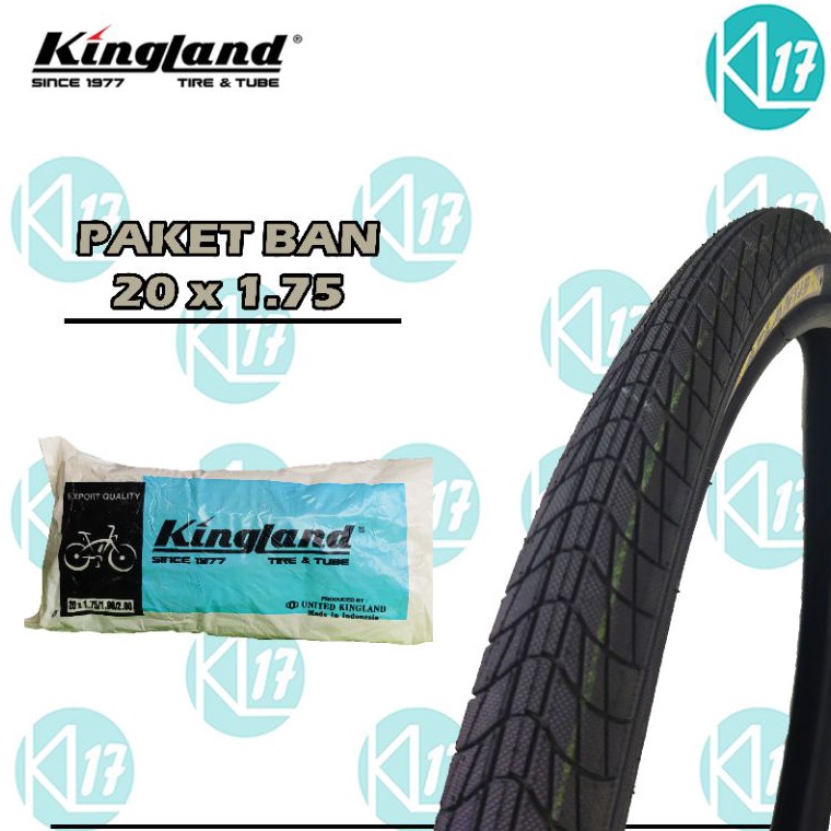 Sale Ban Luar 2 x 175 KINGLAND ATLANTIS Ban Luar 2 Sepeda Lipat Mini Minion BAN LUAR DALAM SEPEDA 2