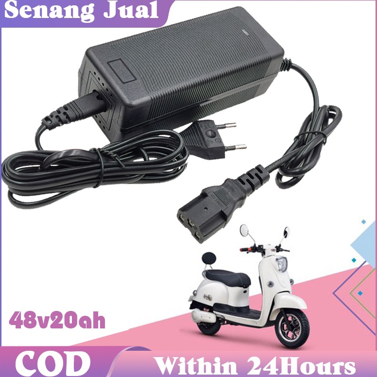 Murah Meriah Charger Sepeda Listrik 48V 12ah  Universal Charger Motor Listrik  Selis Scooter Elektri