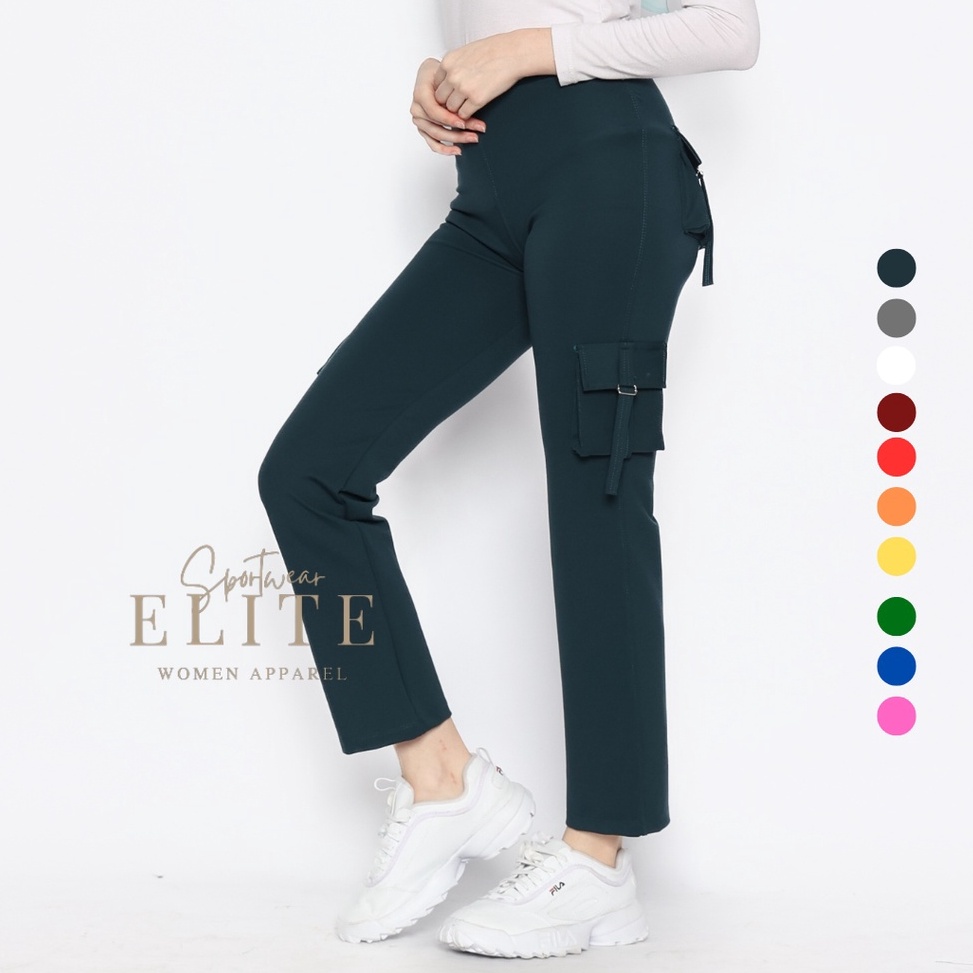 Terbaru ELITE Celana Cargo  Cargo Lady  12 Warna  Celana Cargo Olahraga Warna  Celana Senam Aerobik 