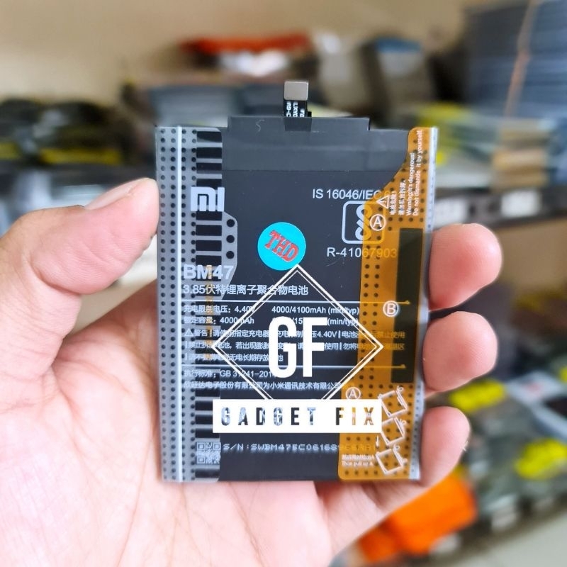 Baterai Batre BM47 Original HP Xiaomi Redmi 4X Battery Batrei Xiomi