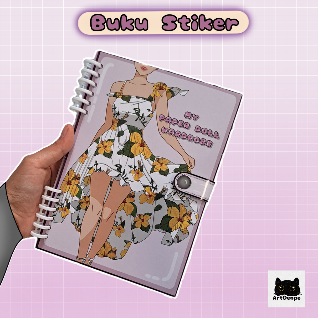 

ArtDenpe - [BUKU STIKER] Premium Paper Doll | Mainan Bongkar Pasang Kertas