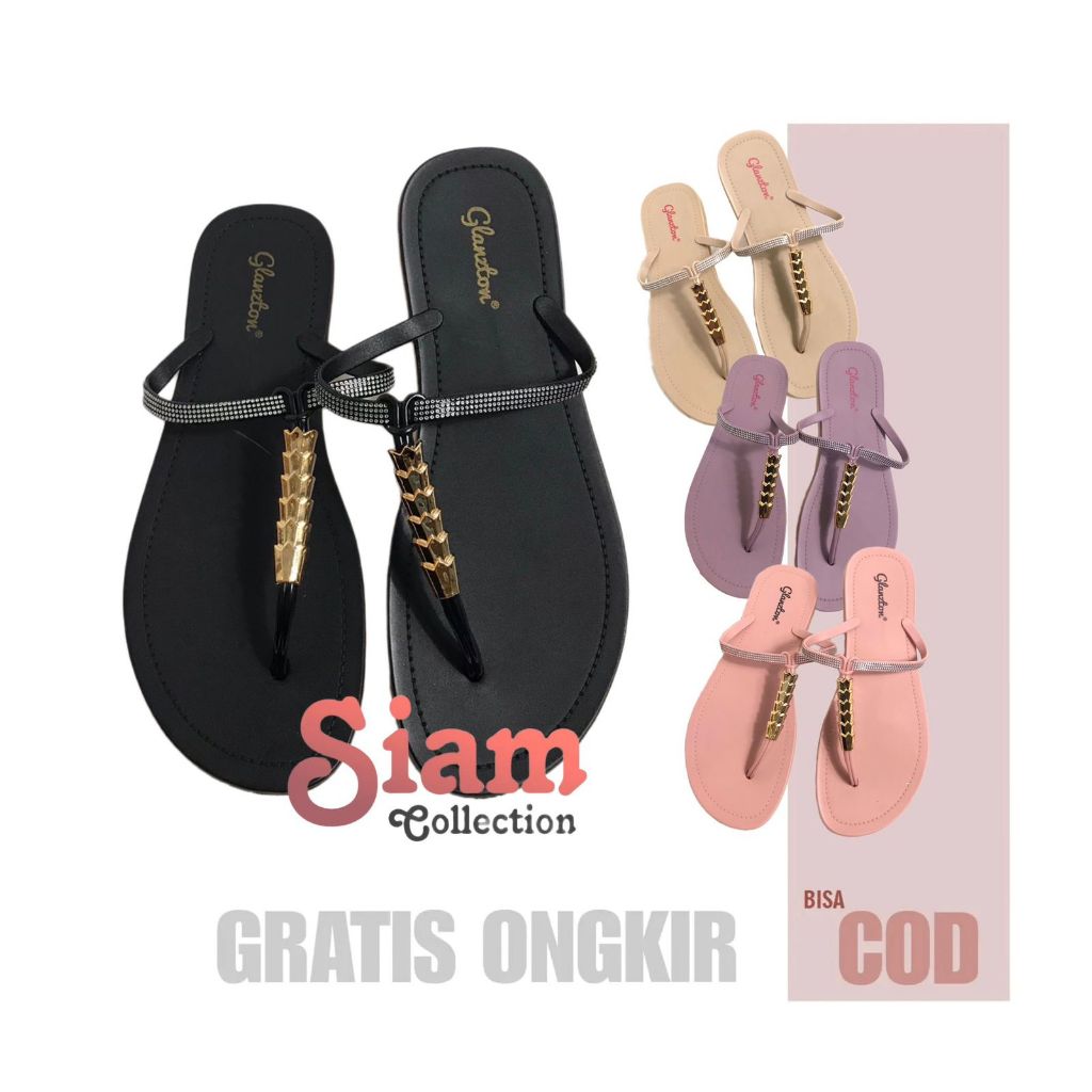 SANDAL JEPIT MURAH - GLANZTON JLT L1819-657 - SENDAL MURAH - SENDAL JEPIT TERBARU - KEKINIAN NYAMAN 
