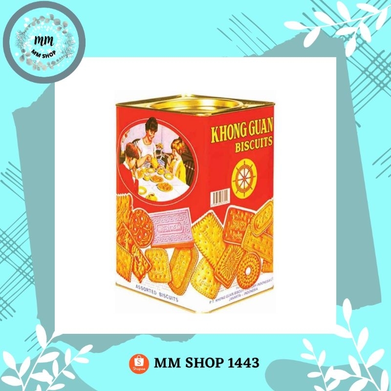 

⚜MMSHOP⚜ KHONG GUAN Biscuit Assorted Merah 1,6 kg