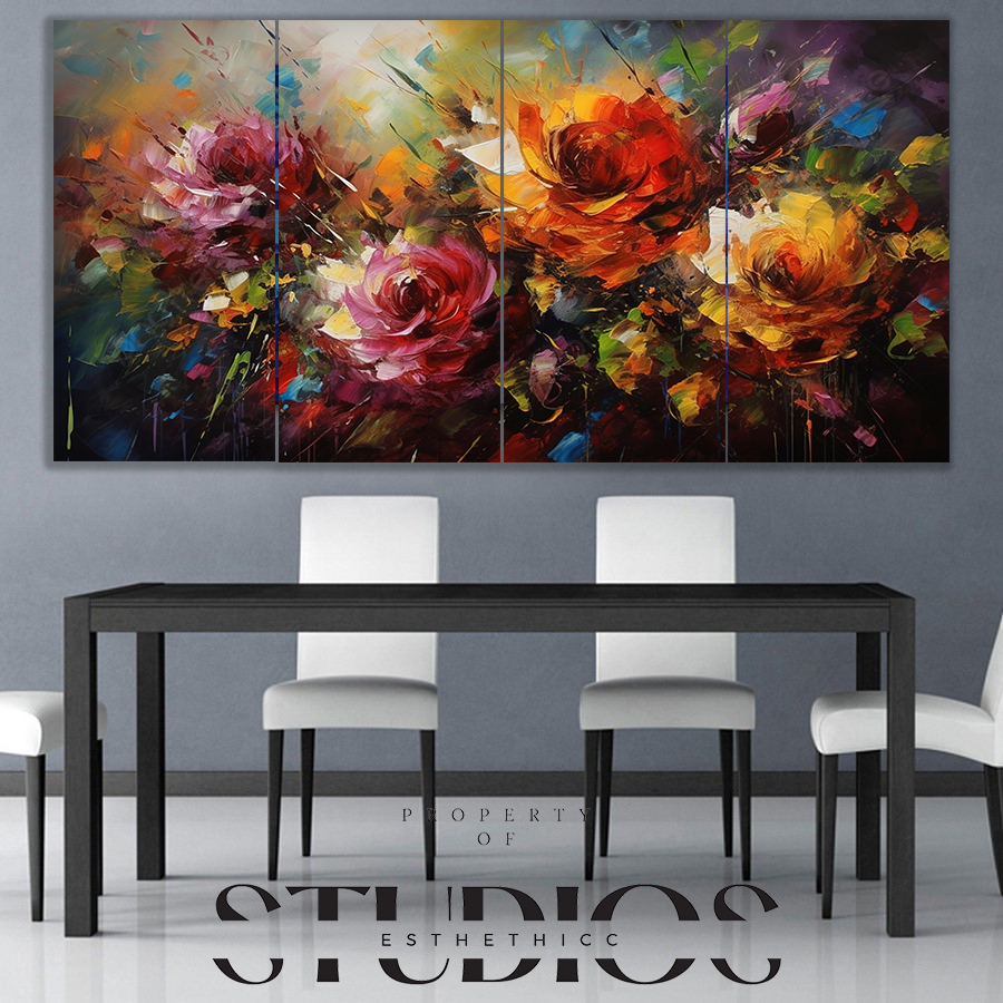 #BIGART40 WALL DECOR BESAR BUNGA MELATI SAKURA FLOWER FLOWERS TANAMAN POHON DAUN MAWAR JASMINE ROSE 
