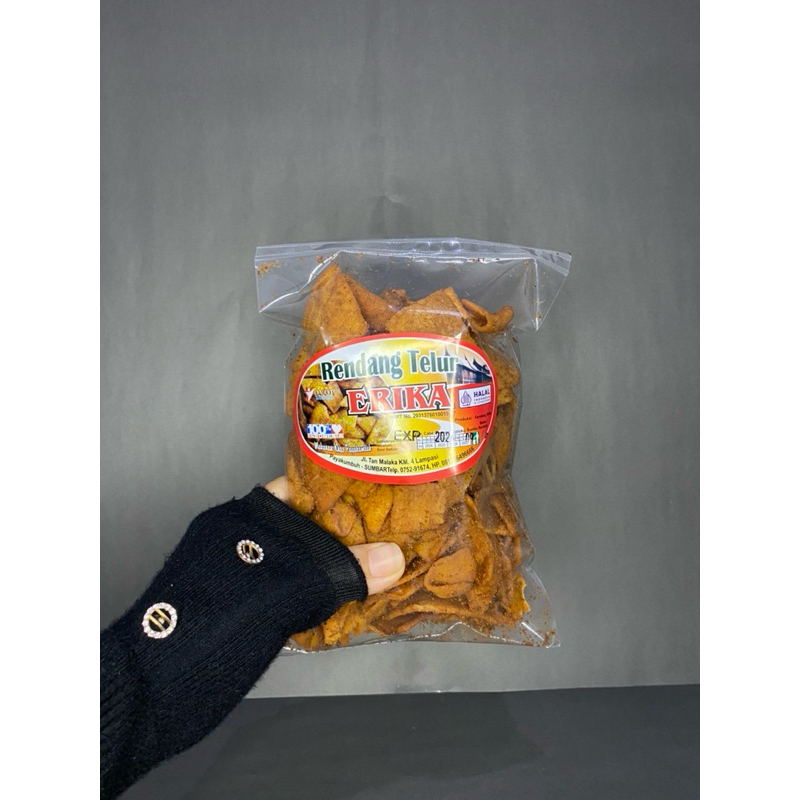 

Rendang Telur Urang Payakumbuh/Oleh-oleh Minang/Cemilan/Makanan Tradisional