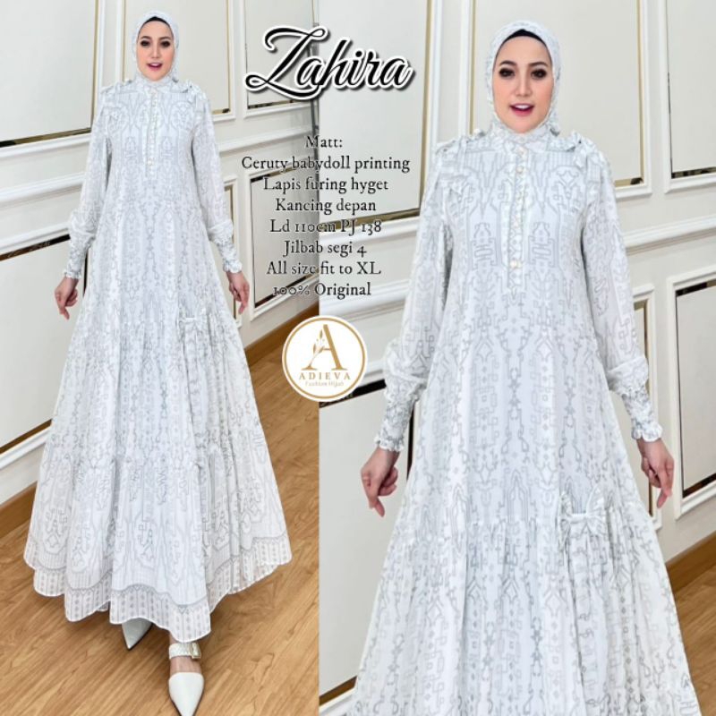 zahira dress premium set hijab