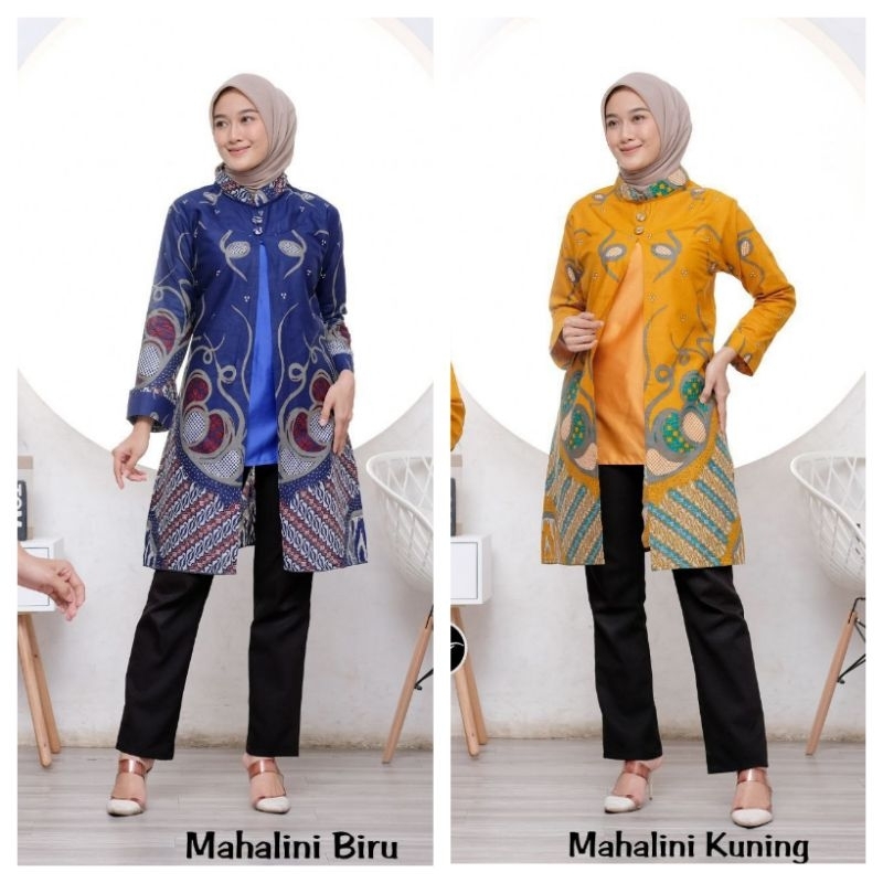 TUNIK BATIK MODERN TUNIK BATIK KOMBINASI TUNIK BATIK JUMBO