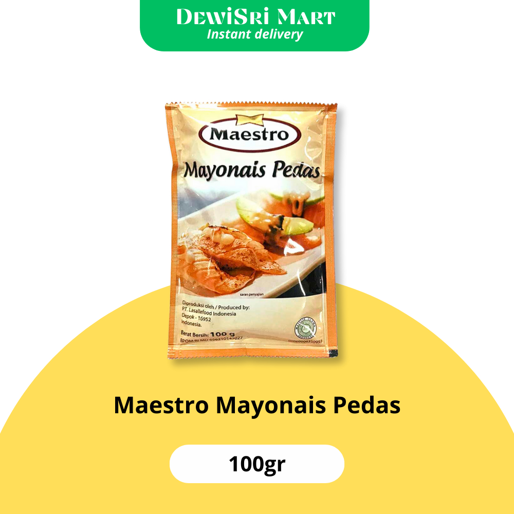 

Maestro mayonaise pedas 100gr - Dewi Sri Mart