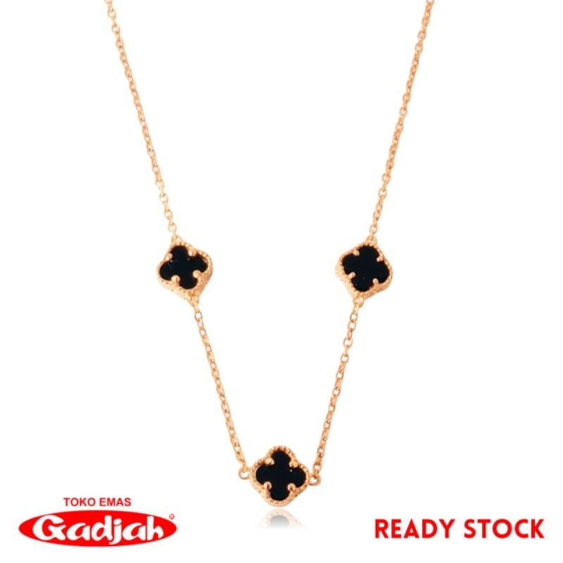 Kalung New Fancy VC 3 Daun Minimalis - Toko Emas Gadjah