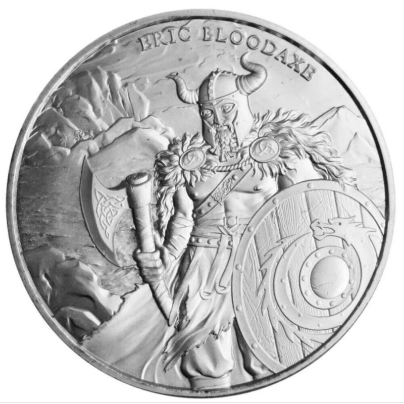 Perak Silver Coin Eric Bloodaxe 1 oz