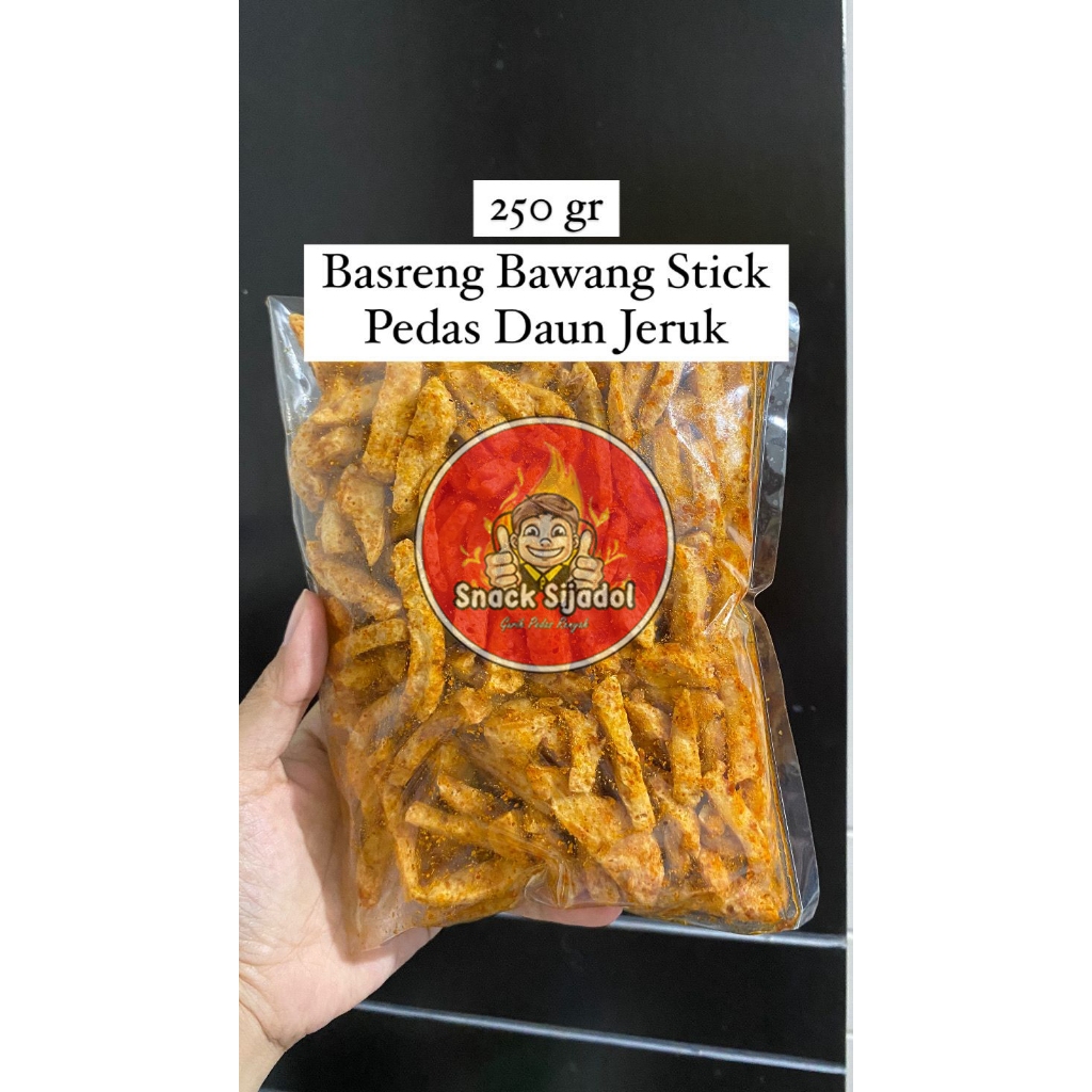 

171553 (Bayar Di Tempat) 250 gr BASRENG STICK PEDES KRIUK BAWANG DAUN JERUK CIKRUH Renyah Super Enak